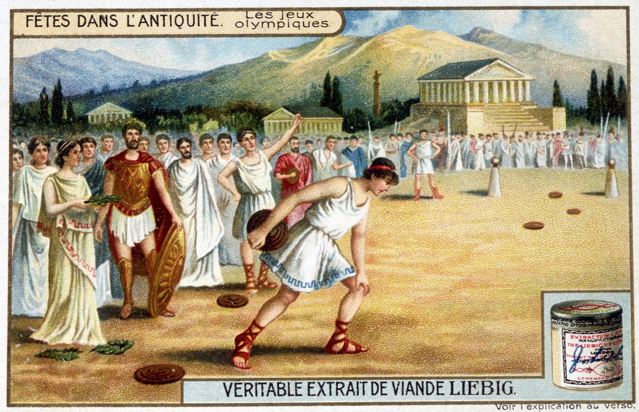 Cromolitografia de Liebig do final do século XIX. de Unknown artist