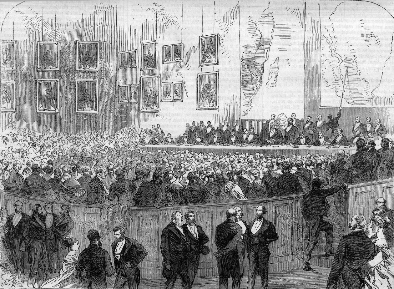 London 1868.Geographical Society of London: descrição da viagem do Dr. David Livingstone (1813-1873) à África. de Unknown artist