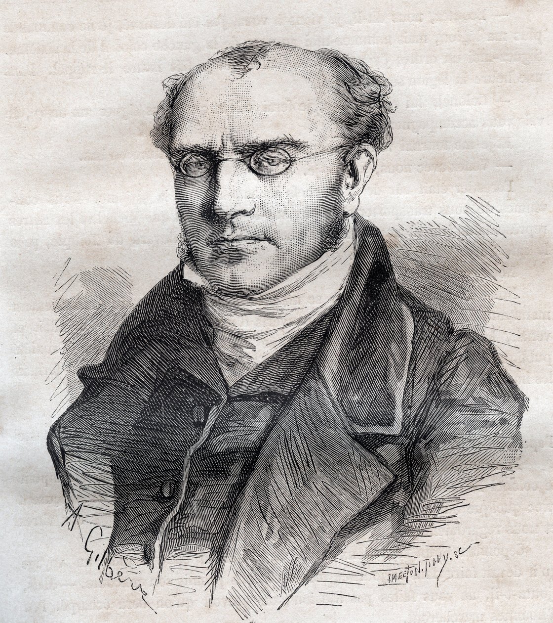 Louis-Chrysostome (Louis Chrysostome) Michel di Michel de Bourges 1797-1853 advogado e político francês. de Unknown artist