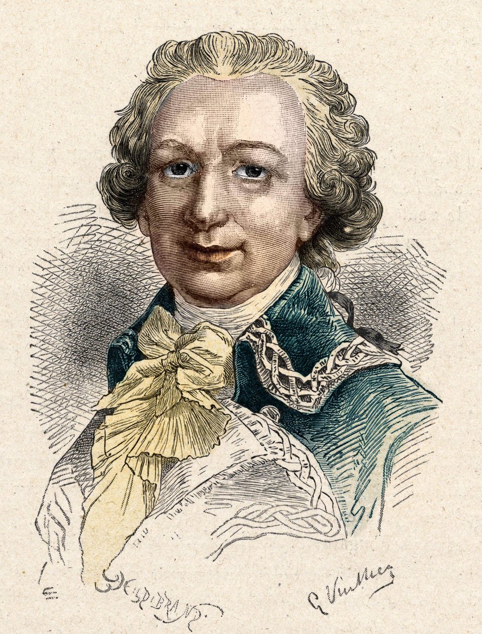 Louis Antoine, Conde de Bougainville (1729-1811), navegador francês. de Unknown artist
