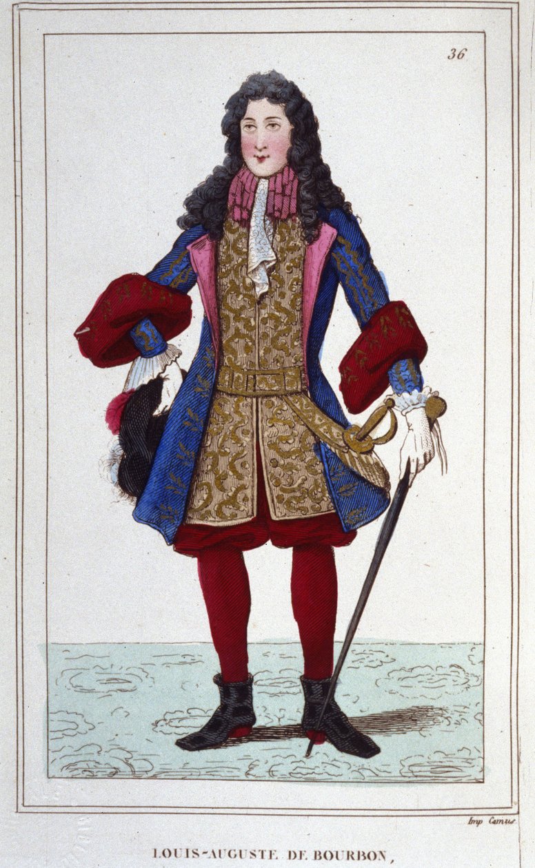 Louis Auguste de Bourbon, Duque do Maine (1670-1736). Príncipe francês. de Unknown artist