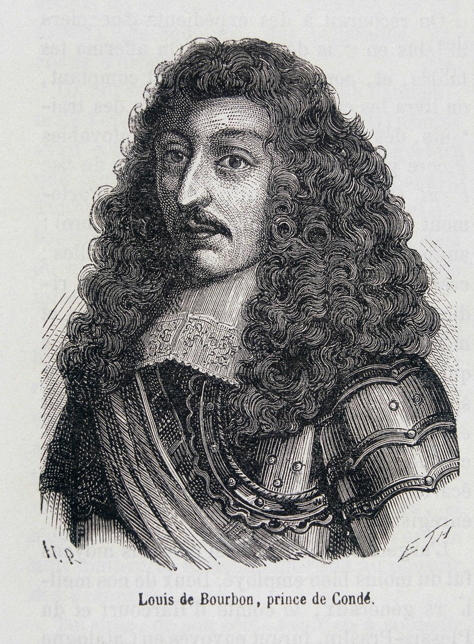 Luís II de Bourbon, Príncipe de Conde (Bourbon-Conde), conhecido como Le Grand Conde (1621-1686). de Unknown artist