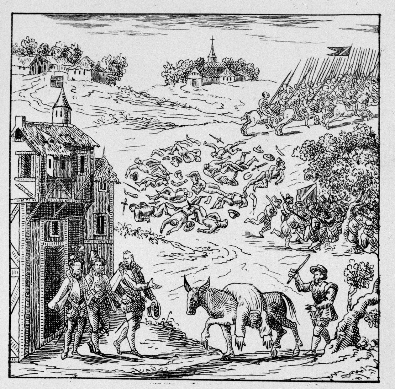 Luís I de Bourbon, Príncipe de Conde (Bourbon-Conde) (1530-1569) foi morto em batalha e o seu corpo, colocado numa anesse, foi levado para Jarnac, exposto à vista de todo o exército e depois vendido ao Duque de Longueville, o seu cunhado que o mandou passe de Unknown artist