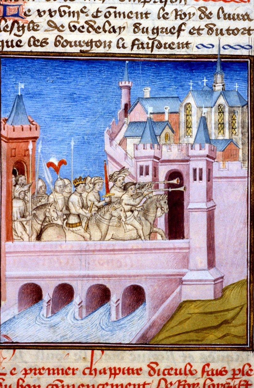Luís VII, 512, 214r: Pedido de autorização para a Biblioteca Municipal de Toulouse (tel: 05 62 27 66 66) de Unknown artist