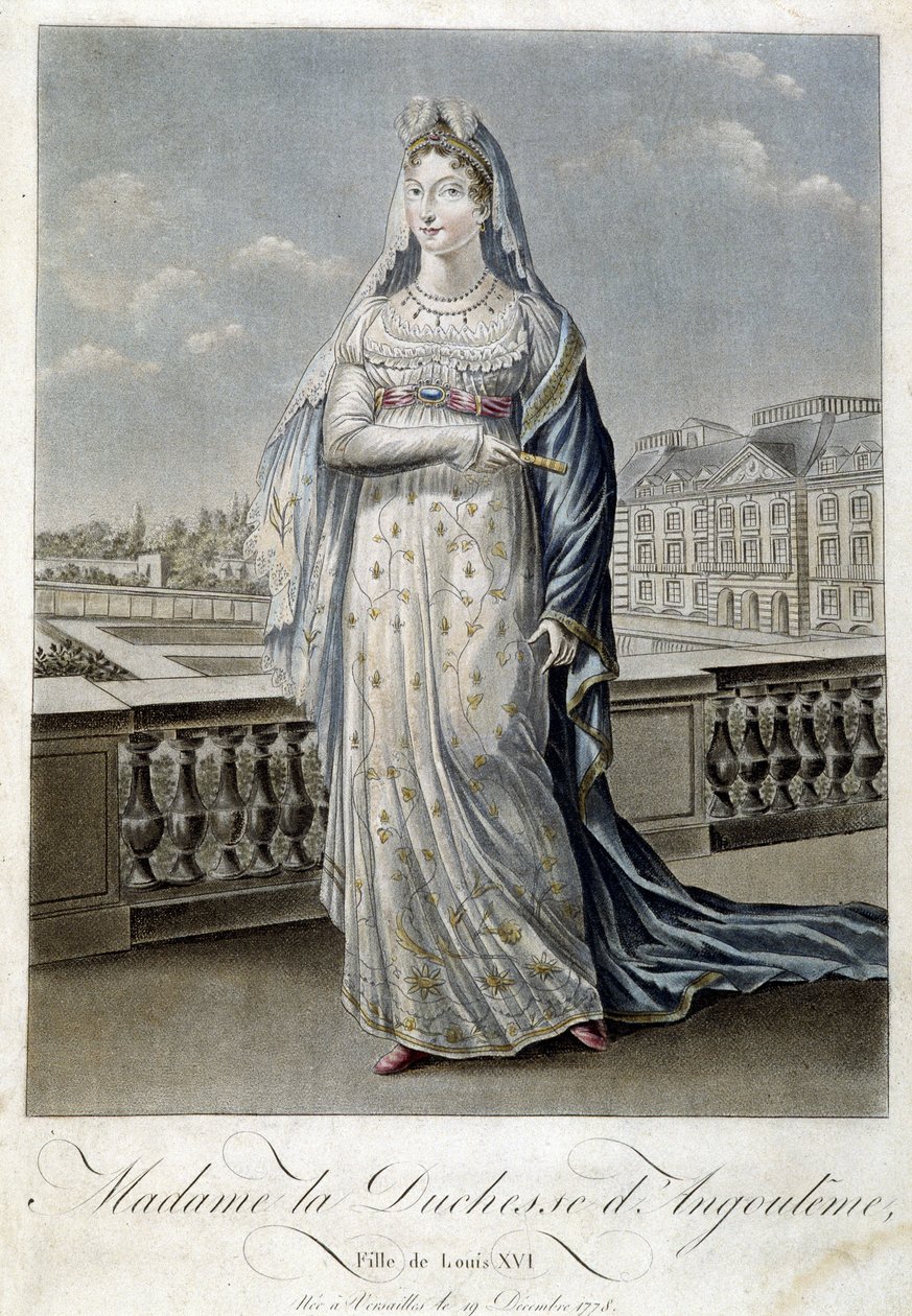 Madame a Duquesa de Angouleme (Marie Therese ou Madame Royale) de Unknown artist