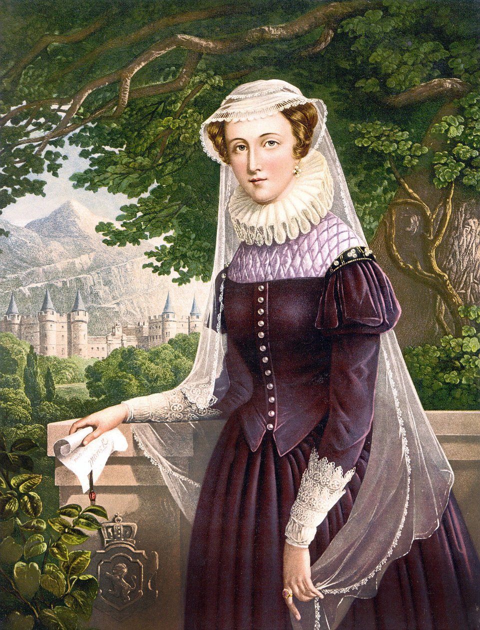 Marie Stuart Queen of Scotland (1542 -1587). de Unknown artist