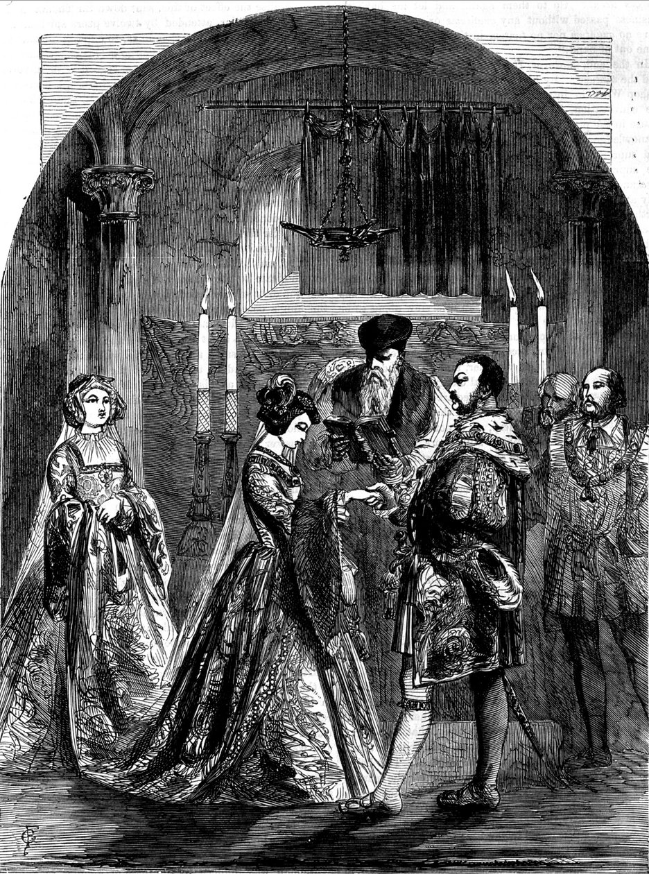 Casamento de Ana de Boleyn (Anna ou Ann Bolin e Anne Bullen) de Unknown artist