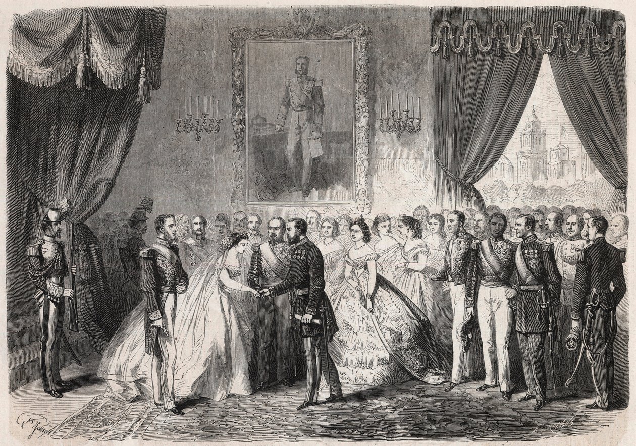 Casamento do marechal François Achille Bazaine (François-Achille de Unknown artist