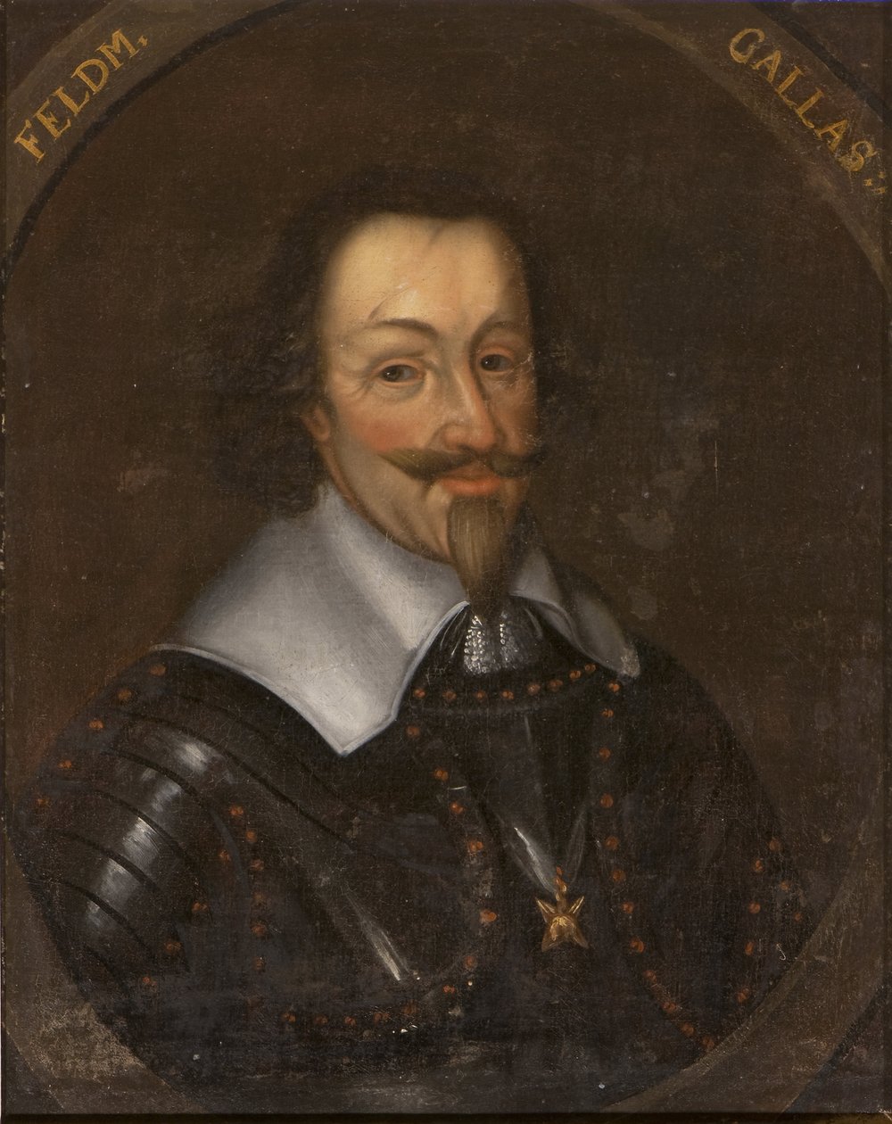 Matthias Gallas, comte de Campo et duc de Lucera, general autrichien - Retrato de Matthias Gallas (1584-1647), Conde de Campo, Duque de Lucera, Anónimo . Óleo sobre tela. Dimensão : 65x55 cm. Nationalmuseum Estocolmo de Unknown artist