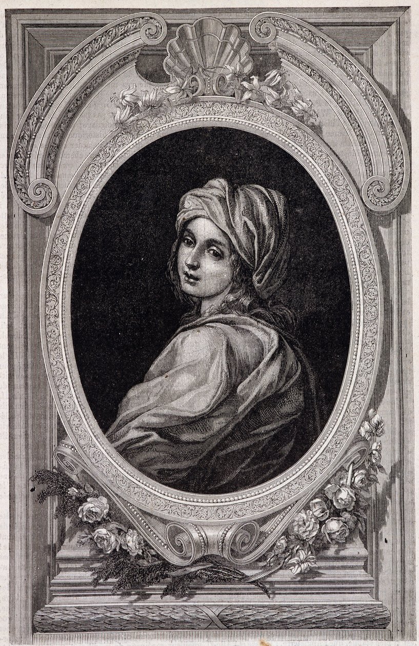 Medallion portrait of Papesse Jeanne - in "Histoire des popes" de Maurice Lachatre de Unknown artist