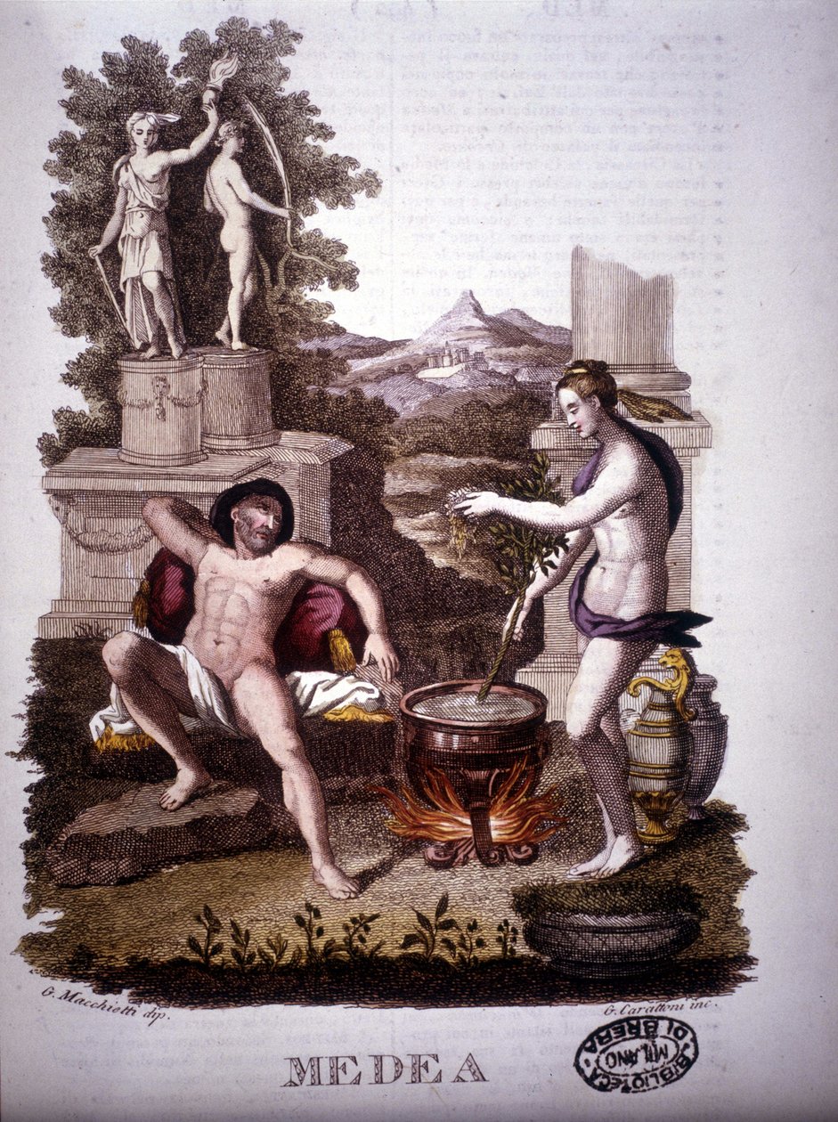 Medea - no Dicionário Mitológico de Unknown artist