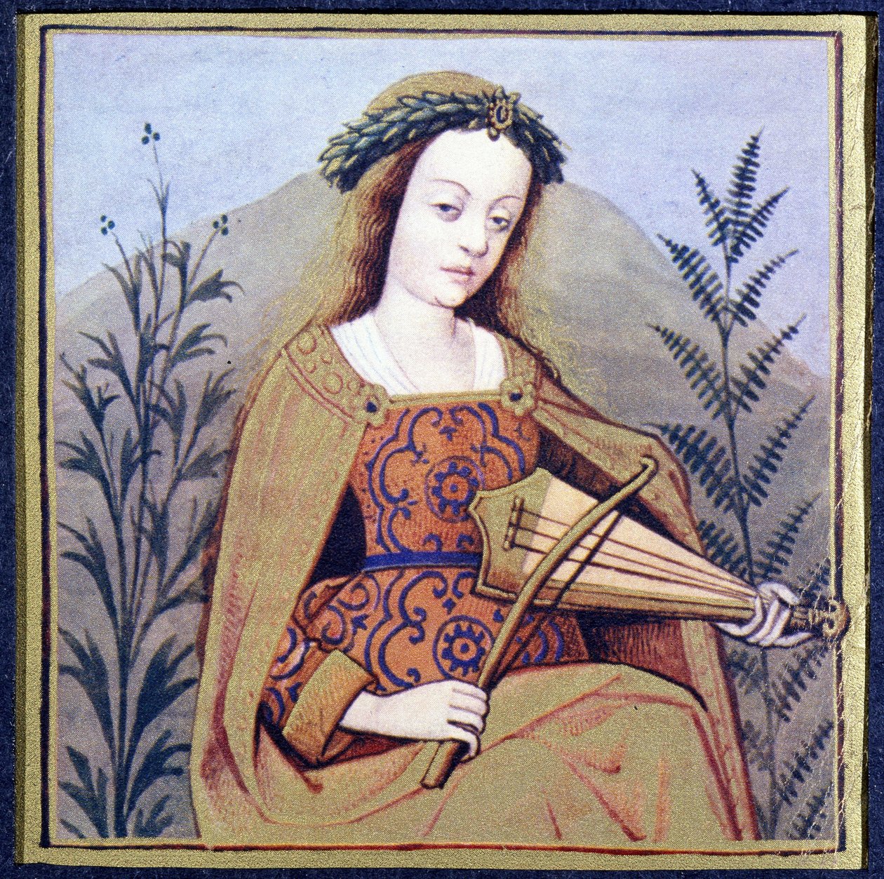 Meduse, filha de Phorcis (uma das górgonas, a única mortal das três) - de acordo com o livro de Boccace "Ladies of Renown", v.1360. de Unknown artist