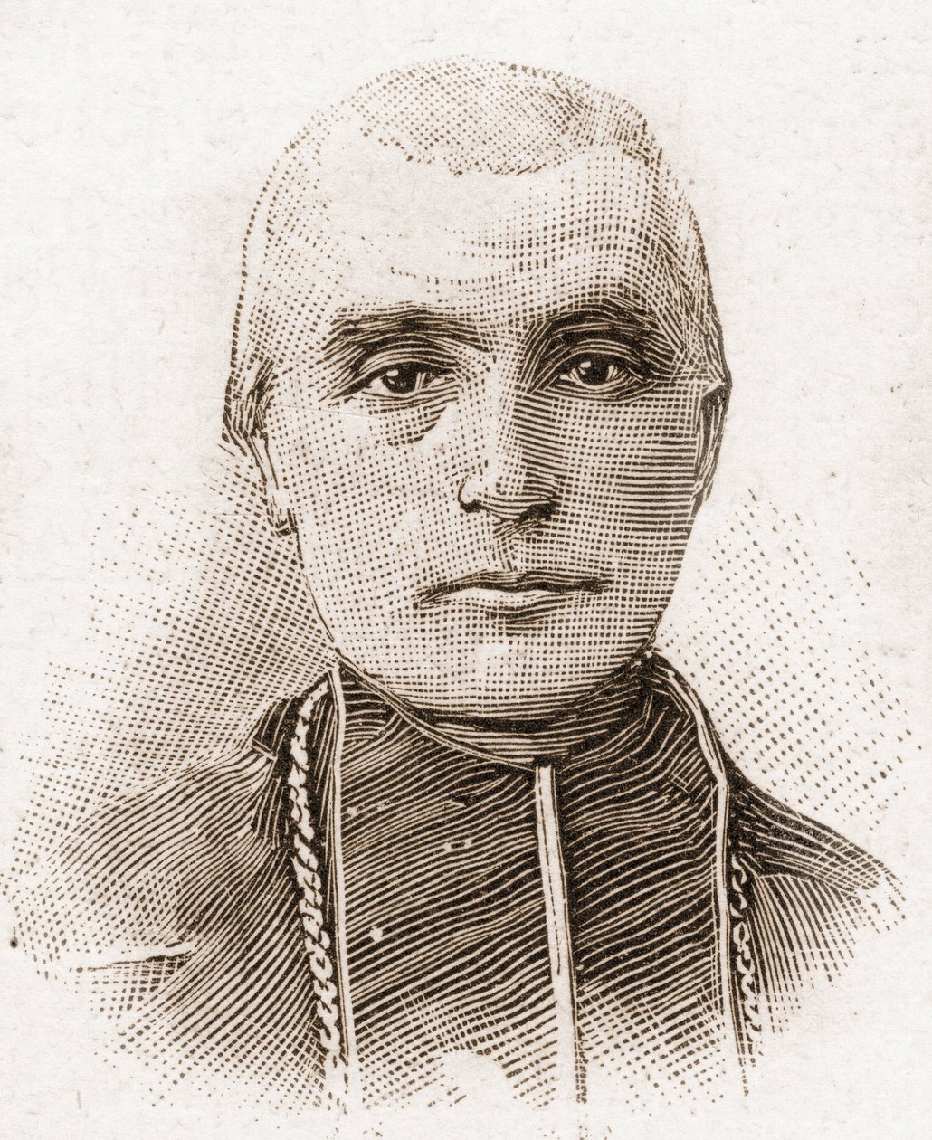Membros da Academia Francaise em 1895: retrato do Cardeal Adolphe Perraud (1828-1906), eveque e historiador francês. de Unknown artist