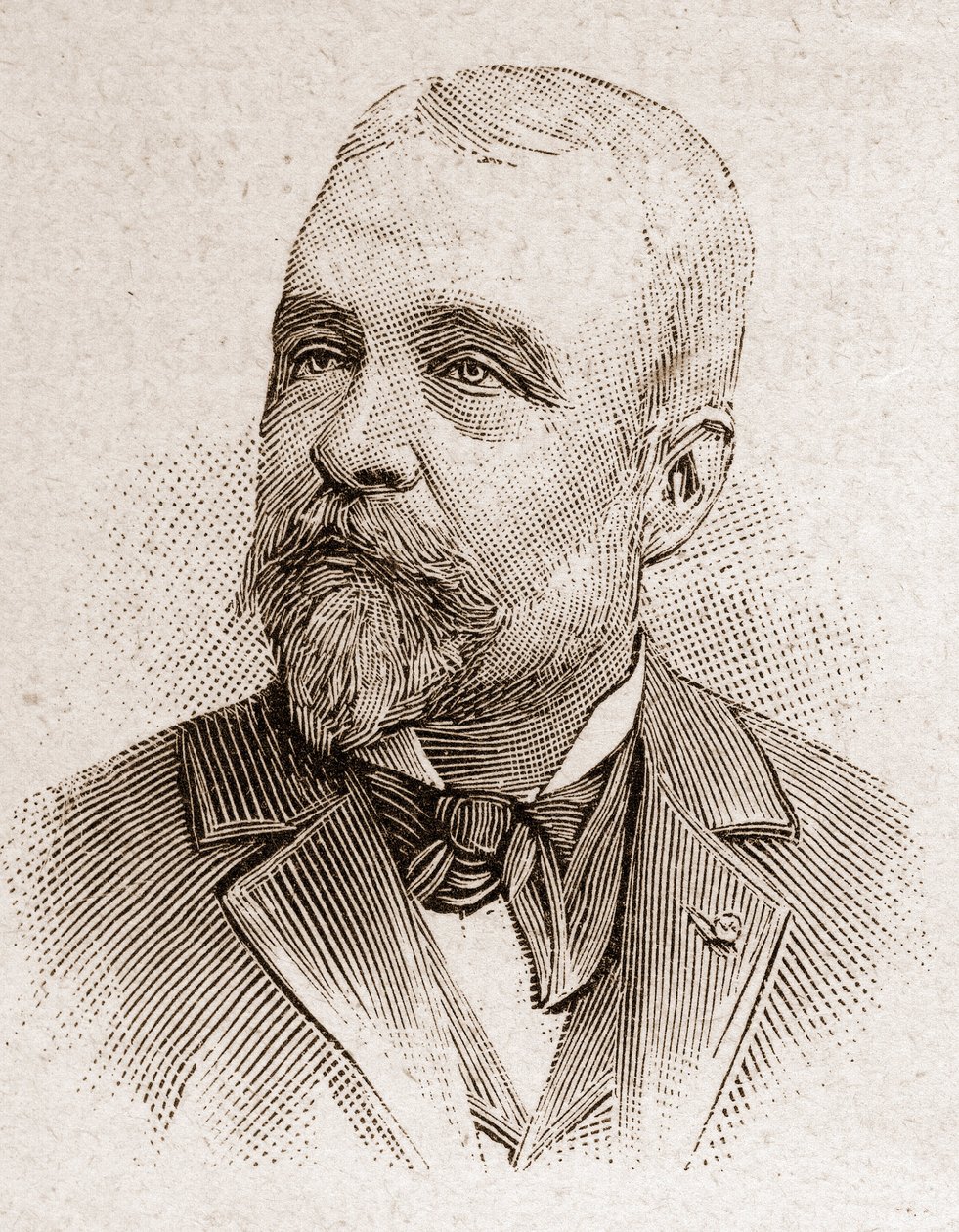 Membros da Academia Francaise em 1895: retrato de Ernest Lavisse (1842-1922), historiador francês. de Unknown artist