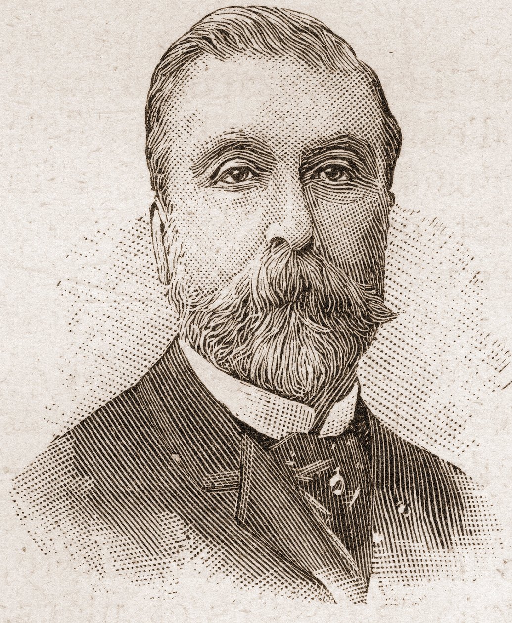 Membros da Academia Francaise em 1895: retrato de Ludovic Halevy (1834-1908), dramaturgo francês, libretista e romancista. de Unknown artist