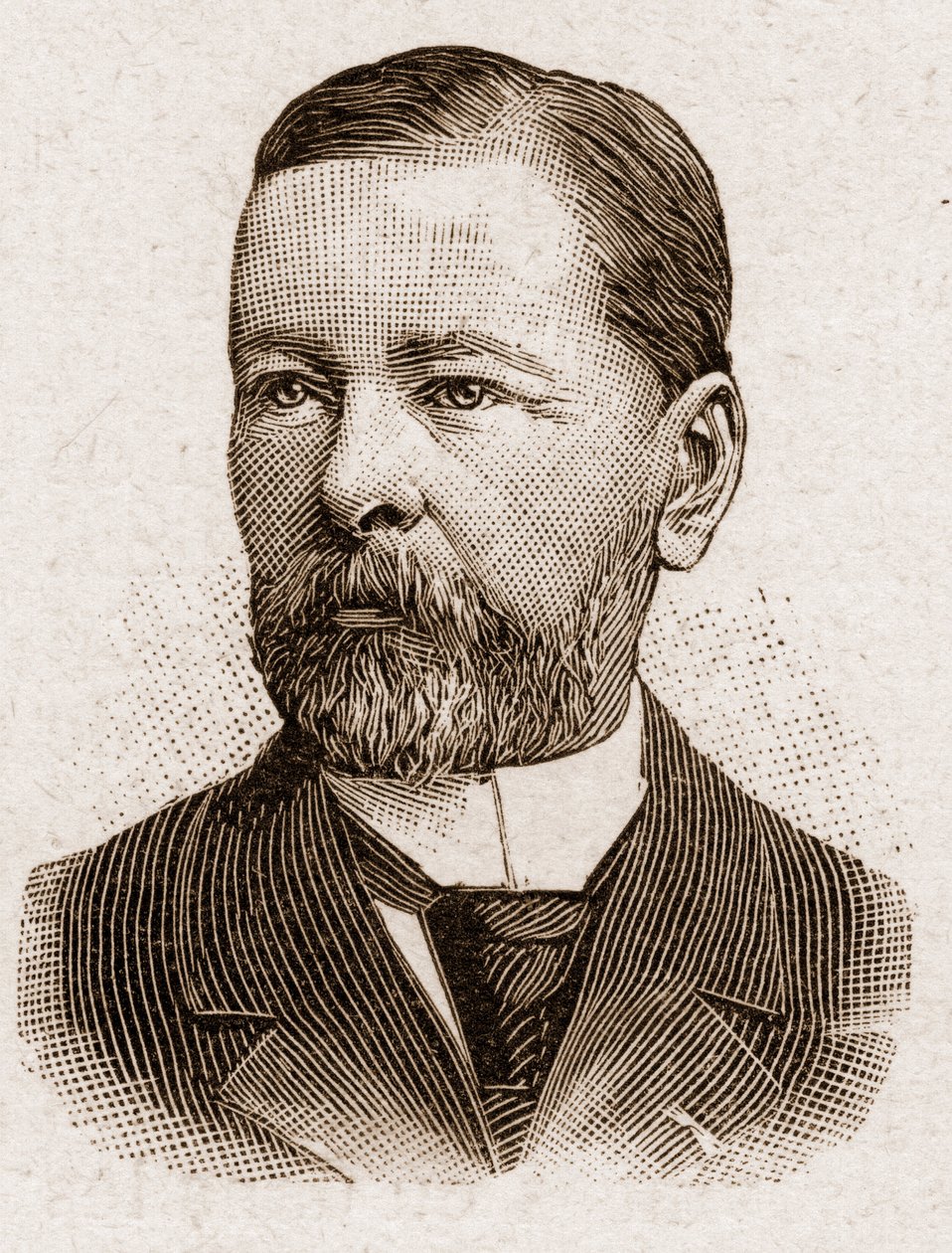 Membros da Academia Francaise em 1895: retrato de Paul Thureau Dangin (Thureau-Dangin), historiador francês. de Unknown artist