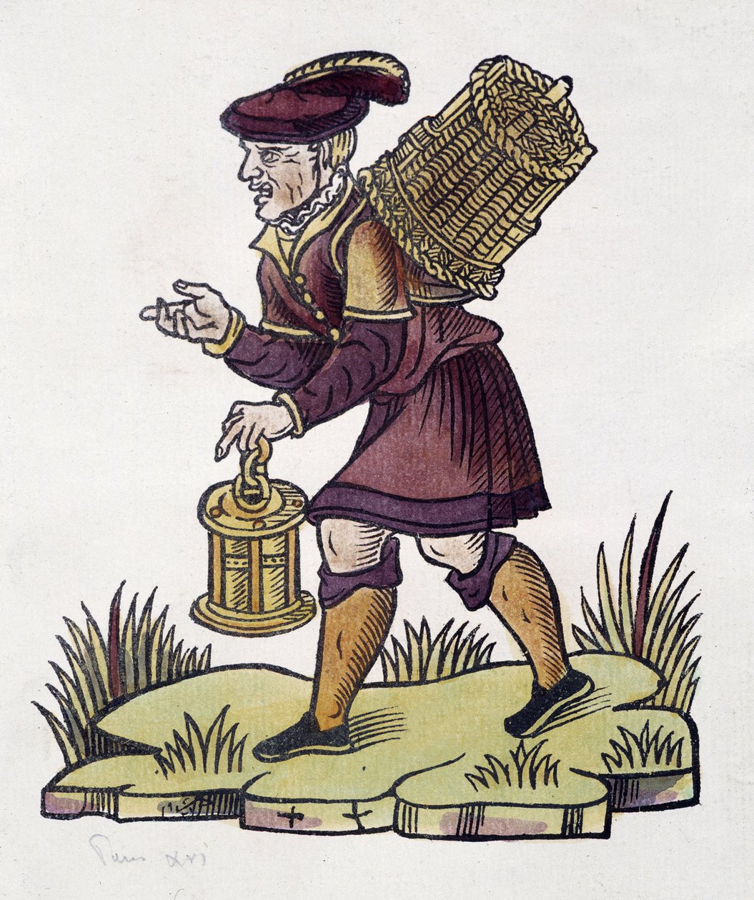 Mercadoria do esquecido em 1735 em Paris de Unknown artist