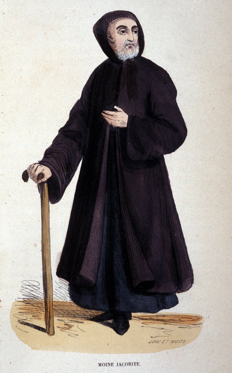 Moine Jacobite. Gravação de um álbum sobre ordens religiosas, Paris de Unknown artist