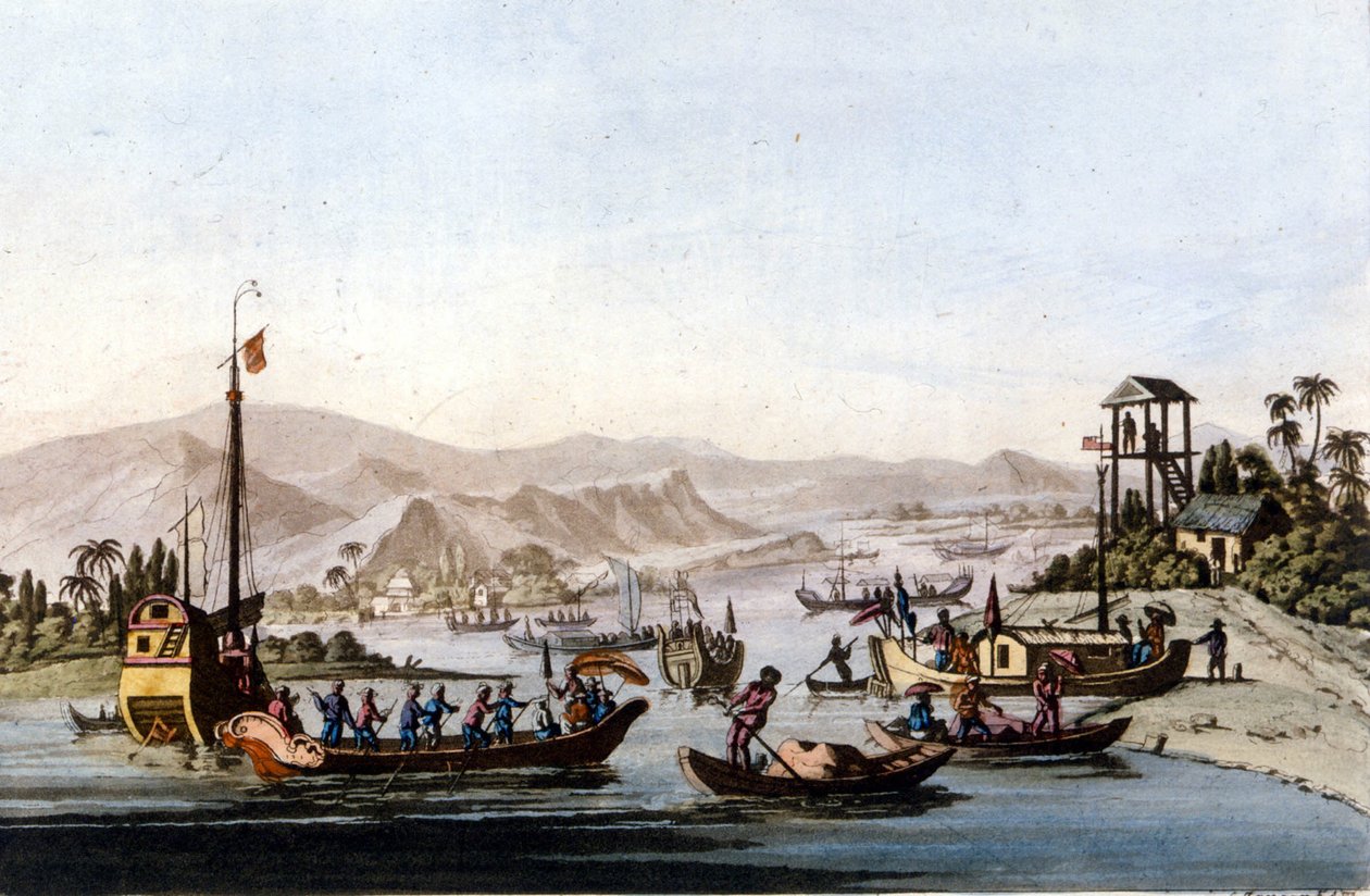 Boca do Yang Tse Kiang de Unknown artist