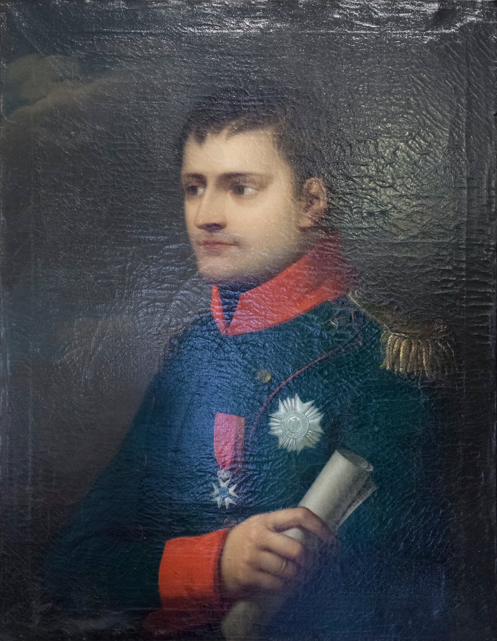 Napoleão I, imperador dos franceses e rei de Itália, início do século XIX (óleo sobre tela) de Unknown artist
