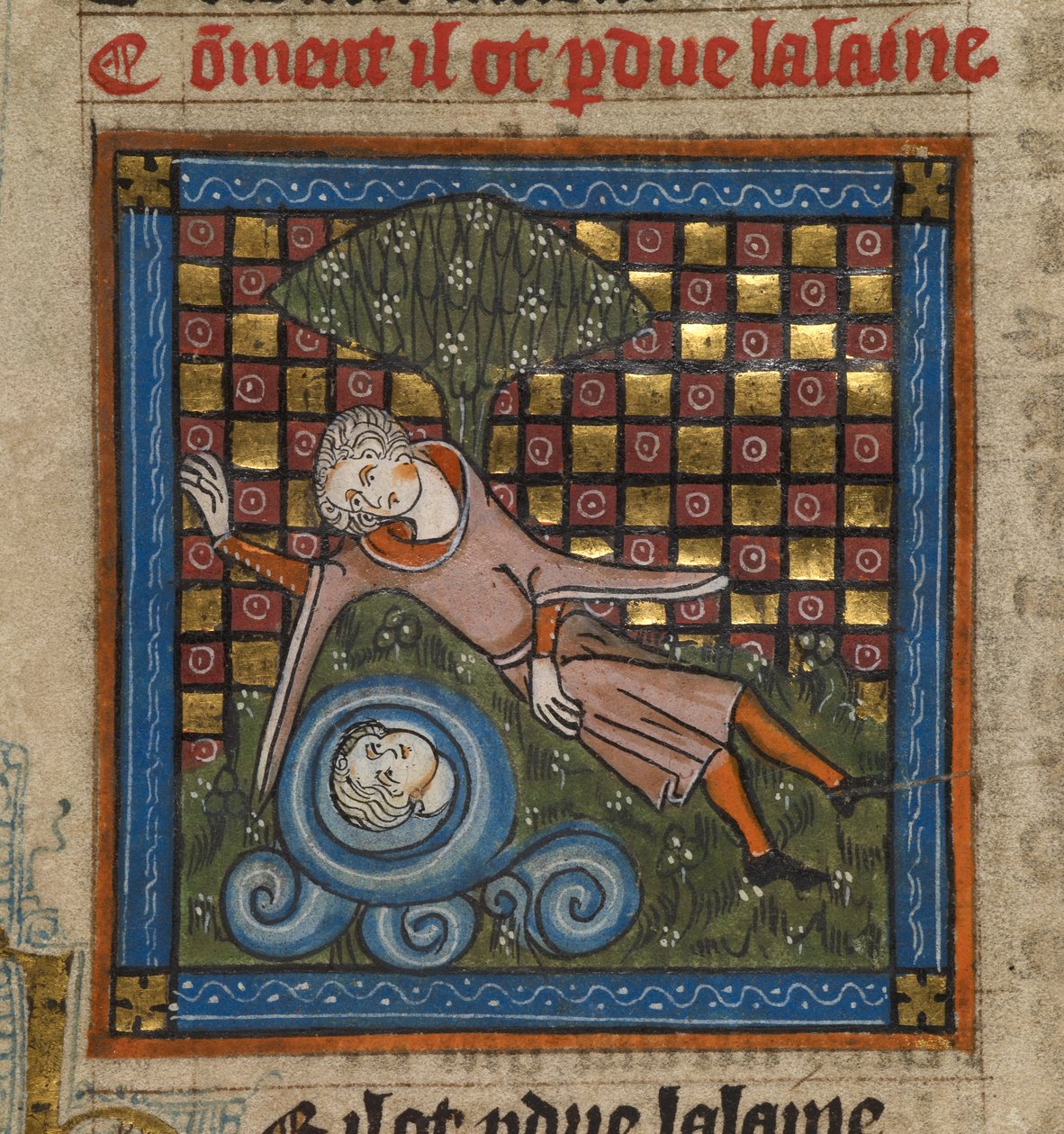 Narciso a admirar a sua reflexão numa fonte, de 