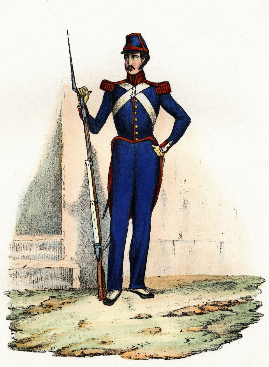 Guarda Nacional ou Milícia Africana de Argel, criada em 1830 pelo General Clausel do exército francês de África, para garantir a ordem na cidade. Em "Storia d