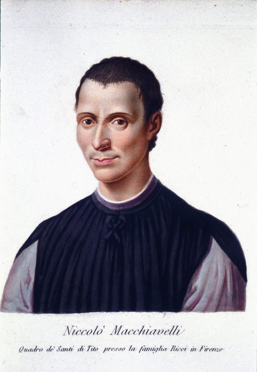 Niccolo di Bernardo dei Machiavelli (Nicolas Machiavel de Unknown artist