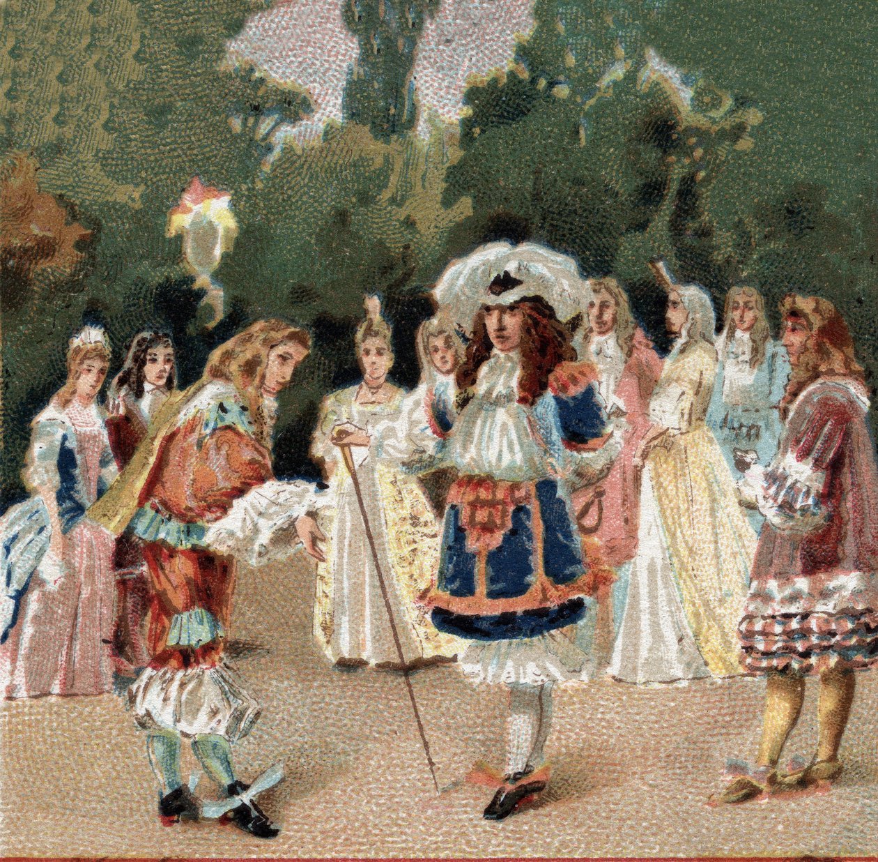 Nicolas Fouquet (1615-1680) recebeu Luís XIV conhecido como Le Roi-Soleil (Rei Soleil ou Luís o Grande). de Unknown artist