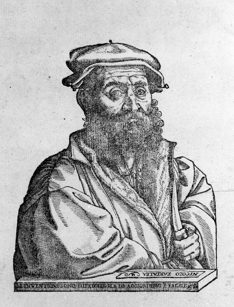 Nicolo (Niccolo) Tartaglia (1499 - 1557) matemático italiano. de Unknown artist