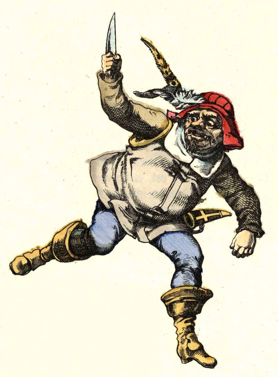 Ogre. Ilustração do conto "Le Pepetit Poucet" de Charles Perrault de Unknown artist