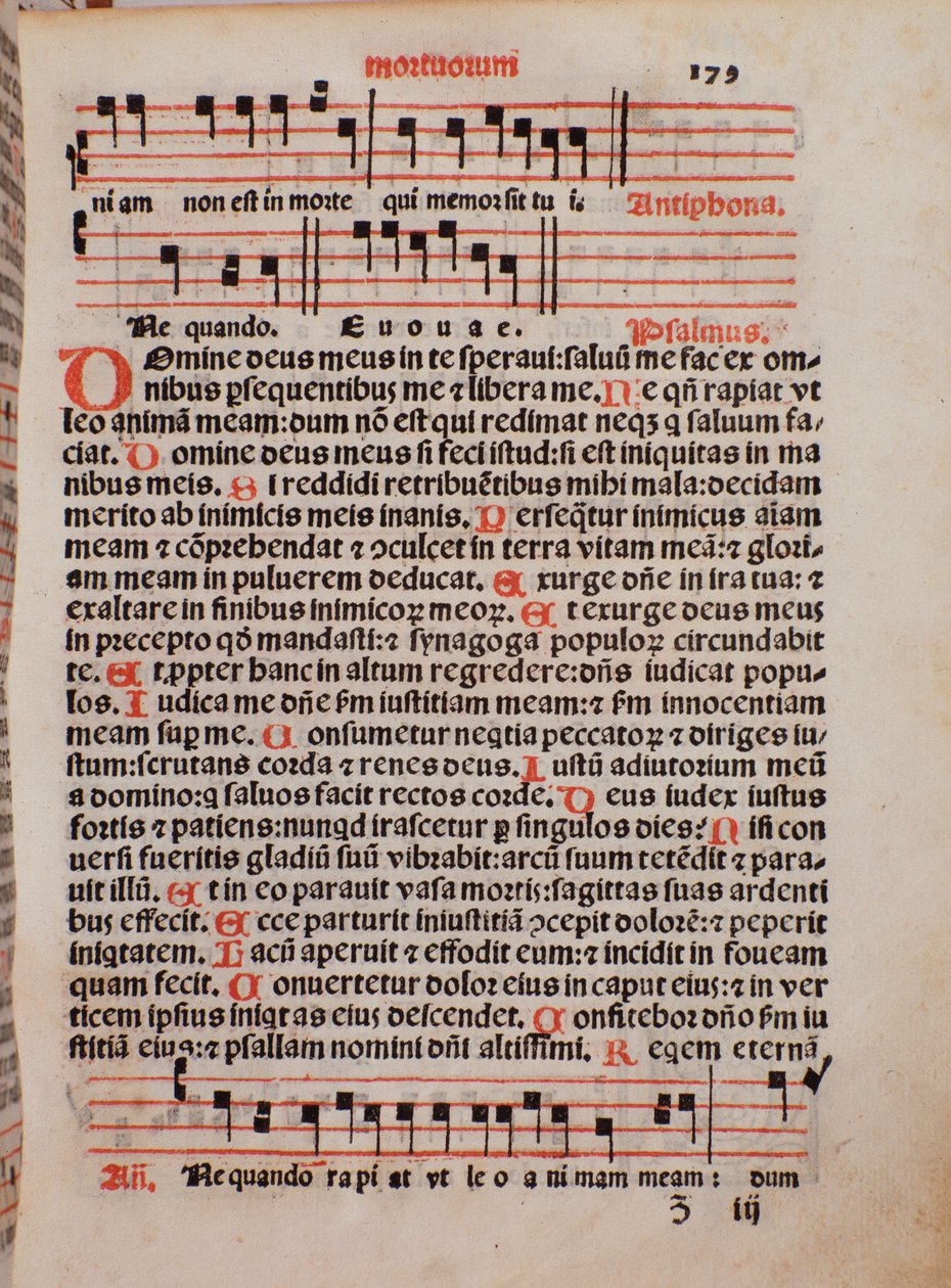 Página do livro litúrgico "Liber Sacerdotalis" de Castellini de Unknown artist