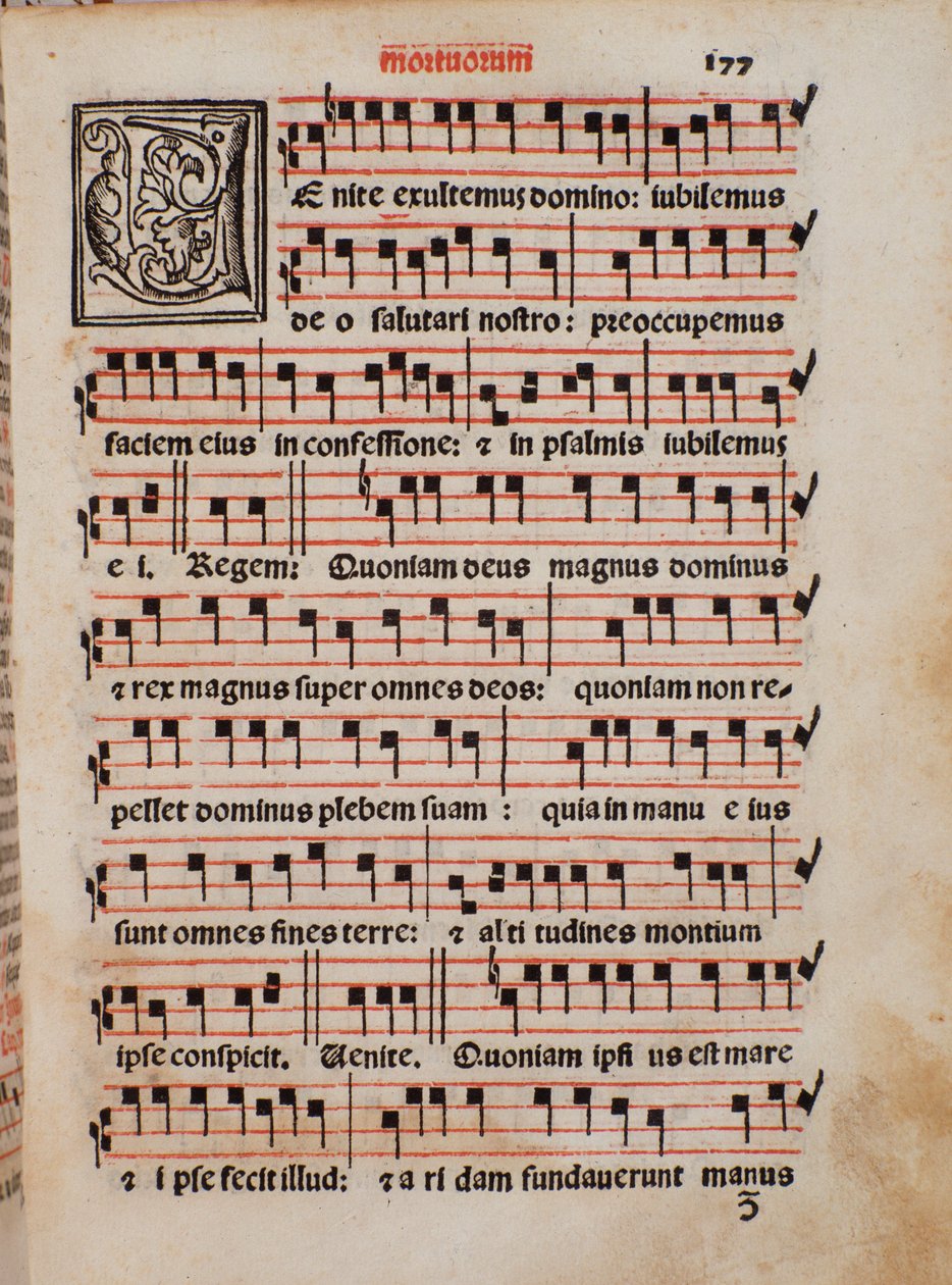 Página do livro litúrgico "Liber Sacerdotalis" de Castellini de Unknown artist