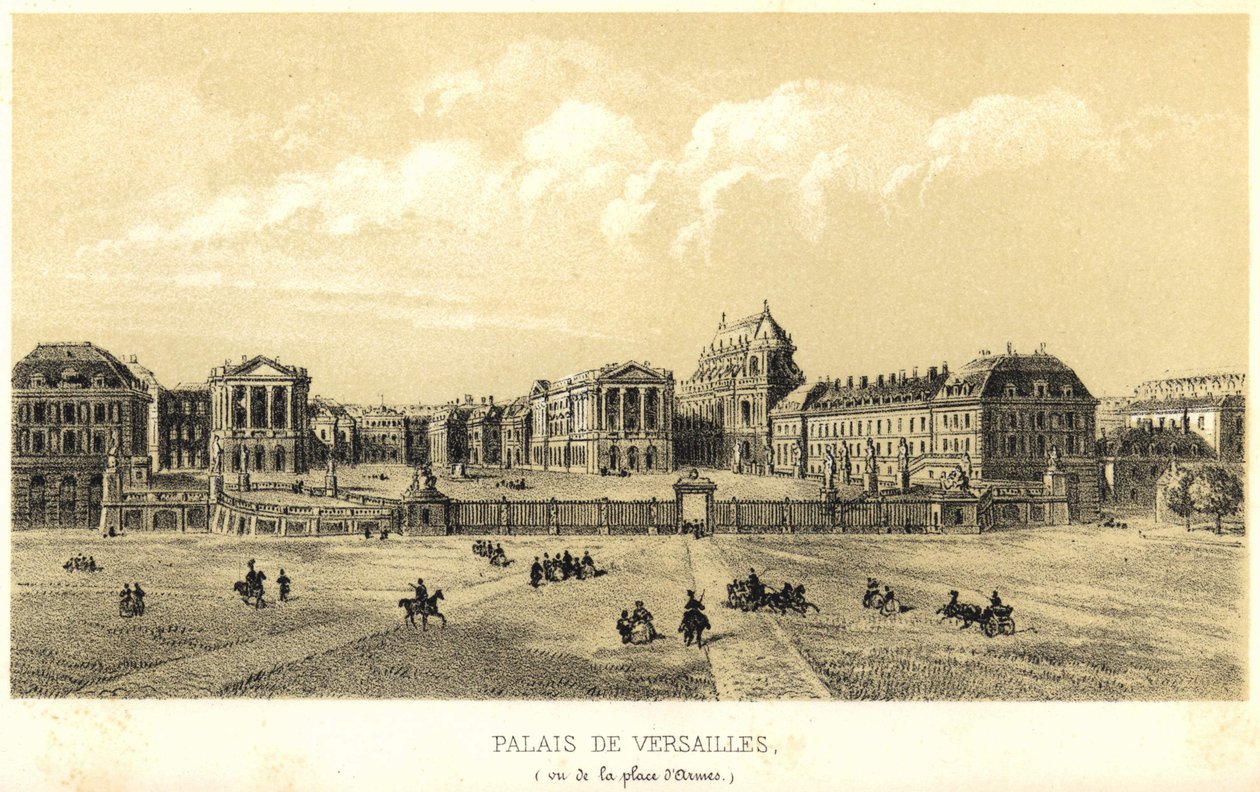 Palácio de Versailles visto do local d