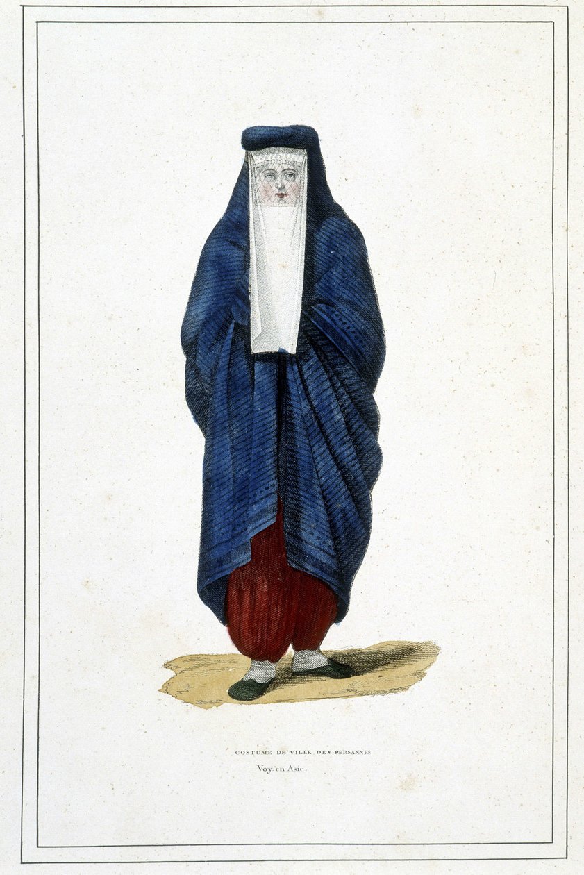 Roupa da Cidade Persa - em "Álbum de Viagens de Unknown artist