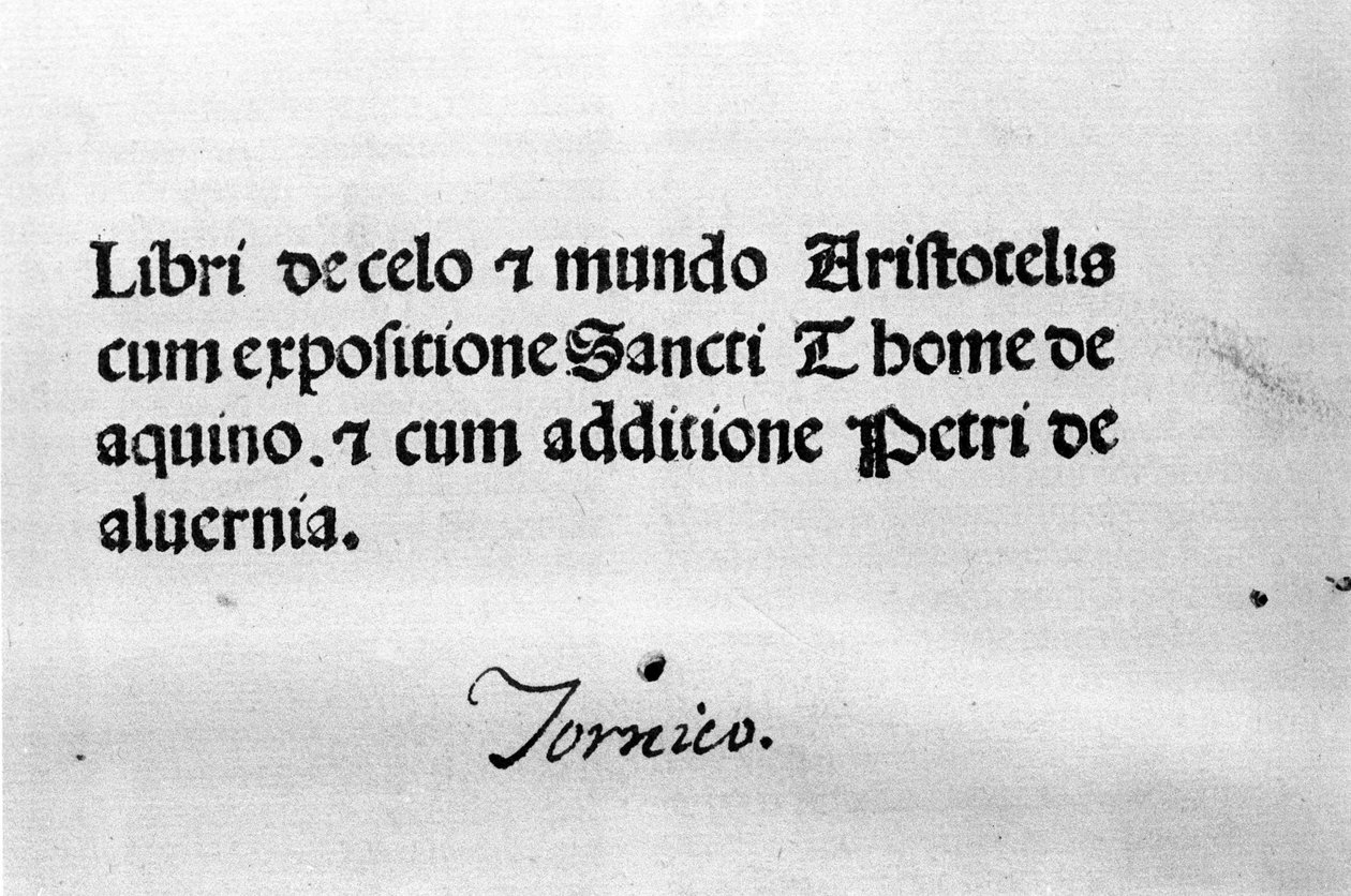 Philosophiae Pauperum de Alberto o Grande (= Albert Magnus 1206 - 1280), teólogo e filósofo alemão. Brescia de Unknown artist