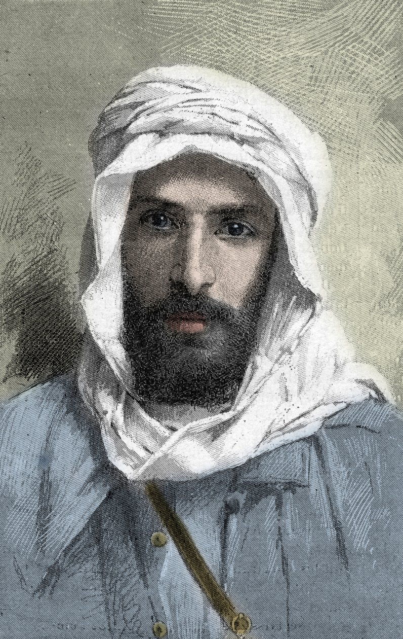 Pierre Paul Francois Camille Savorgnan de Brazza (1852-1905) Explorador francês em África _ Retrato de Pietro Paolo Savorgnan di Brazza ou Pierre Paul Francois Camille Savorgnan de Brazza em francês (1852-1905) Governador Geral do Congo Francais cerca de 1 de Unknown artist