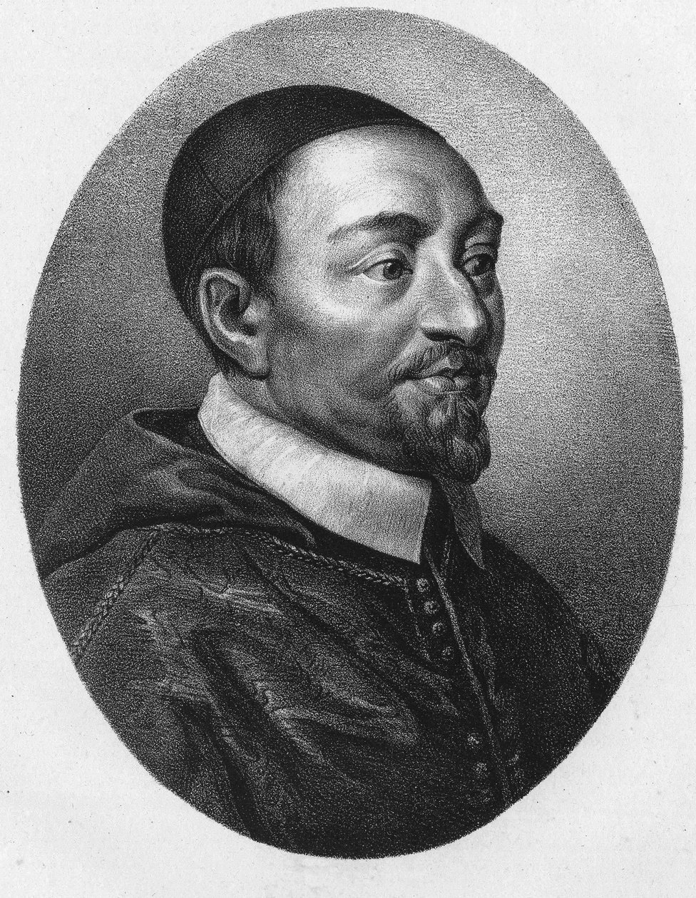 Pierre de Bérulle (1575-1629), cardeal e escritor espiritual francês. de Unknown artist