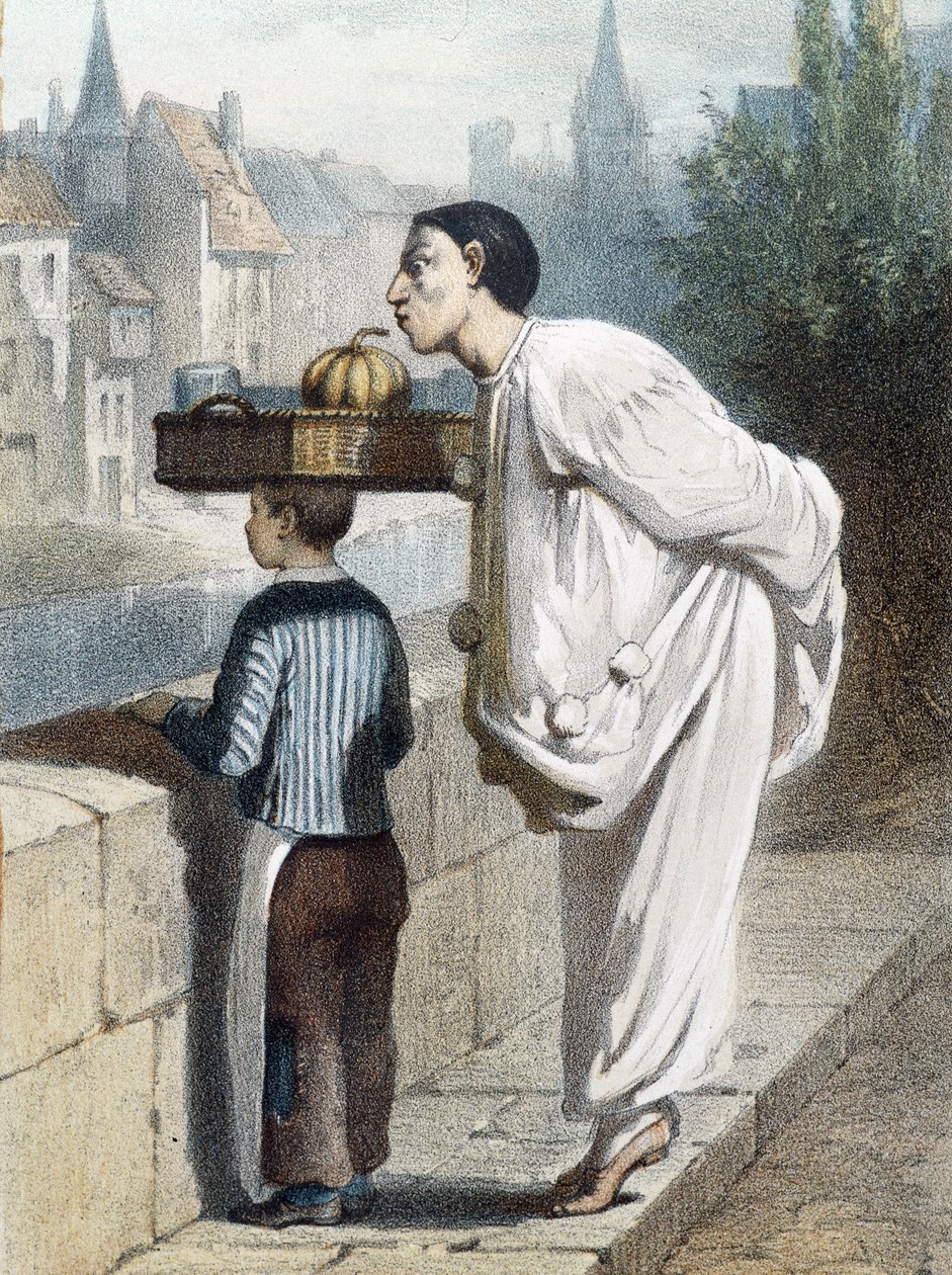 Pierrot cheira a fruta - n.d., final do século XIX de Unknown artist