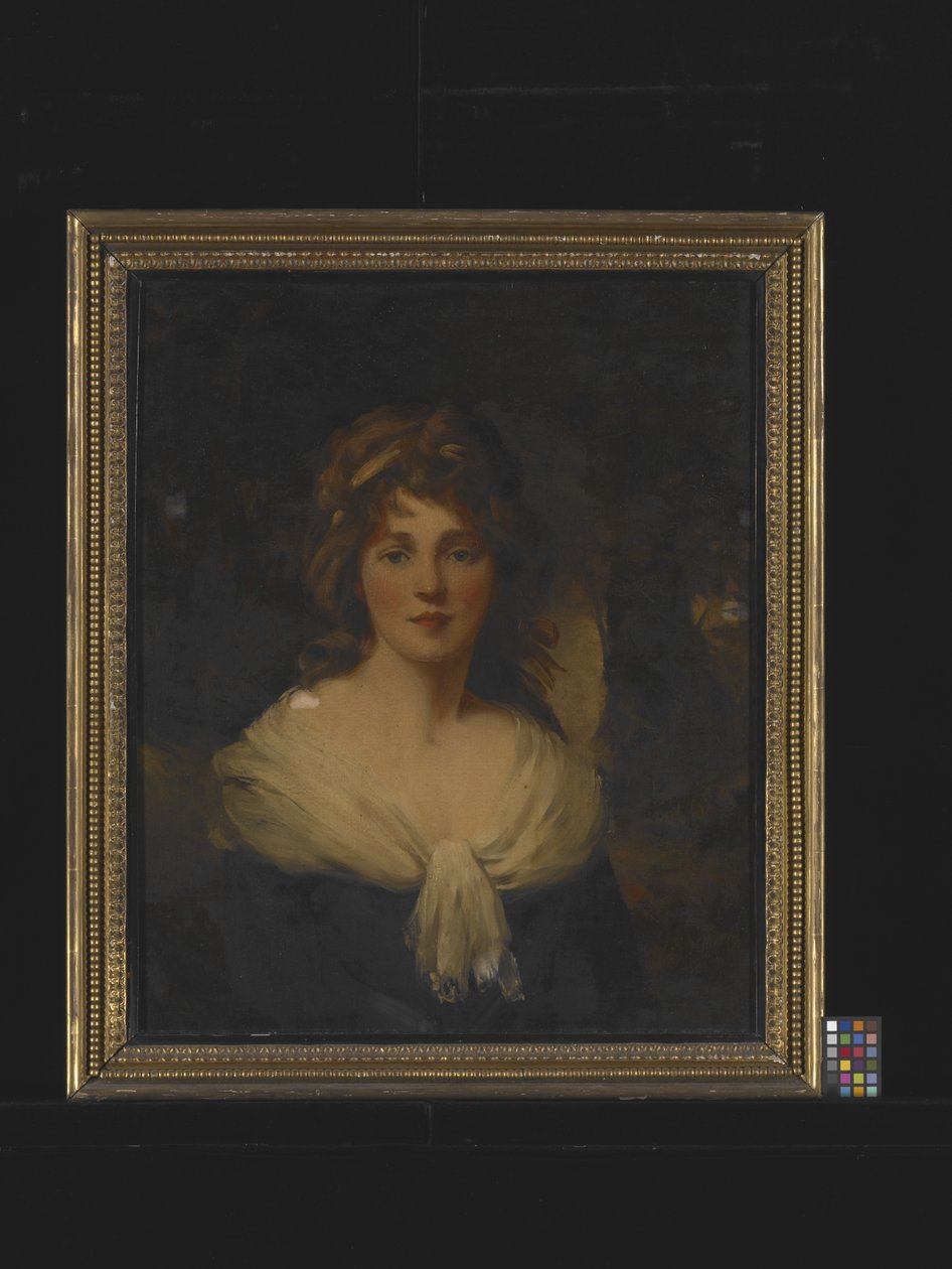 Retrato de uma rapariga (óleo sobre tela) de Unknown artist