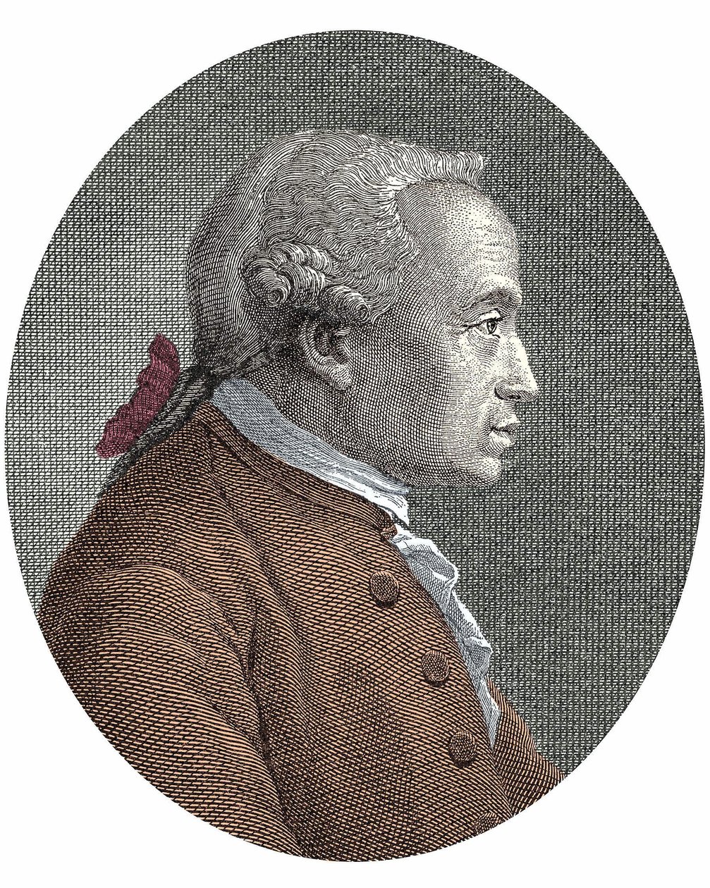 Retrato de (Emanuel) Emmanuel KantKant (1724 - 1804) filósofo alemão de Unknown artist