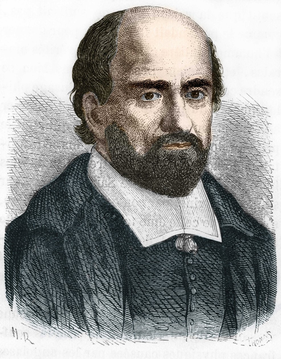 Retrato de (Jean Duvergier de Hauranne) abbe de Saint Cyran de Unknown artist