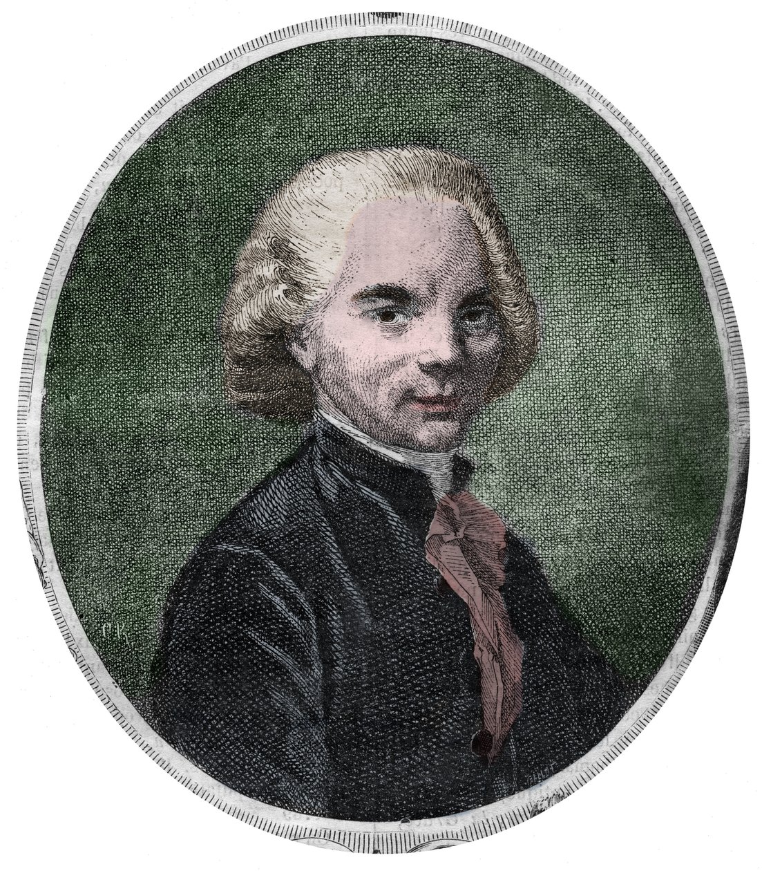 Retrato de Abbe Delille. Jacques Delille, poeta e eclesiástico francês (1738-1813). de Unknown artist