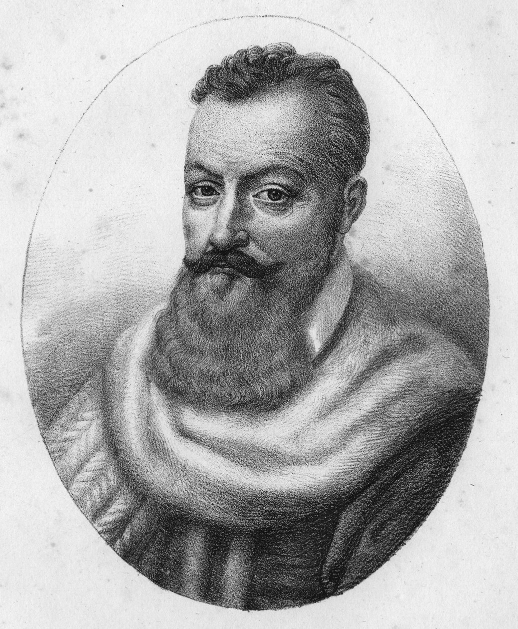 Retrato de Aquiles de Harlay, Conde de Beaumont Magistrat (1536 a 1619). de Unknown artist