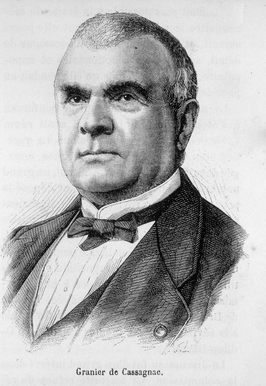 Retrato de Adolphe de Granier de Cassagnac (1808-1880), jornalista e político francês. de Unknown artist