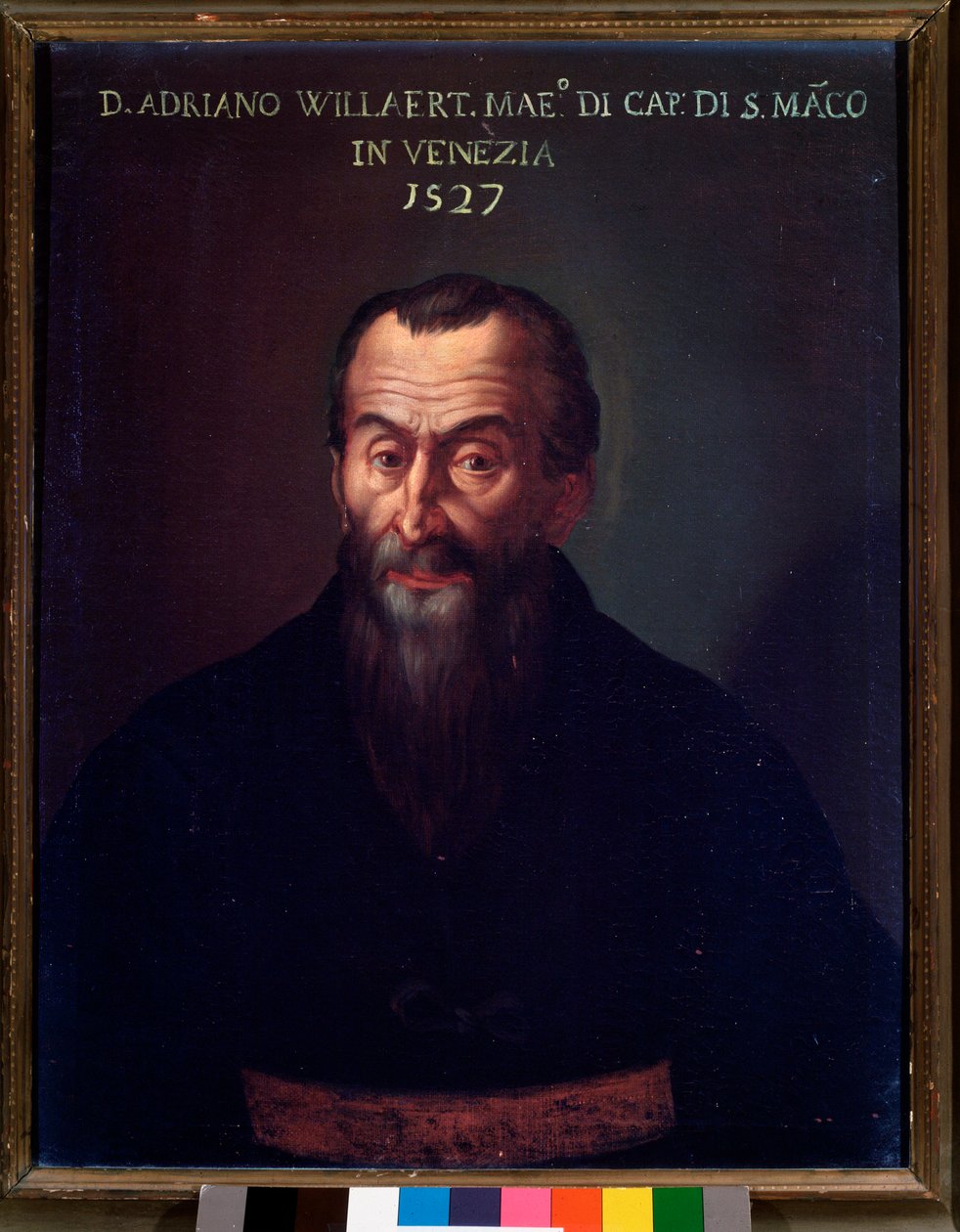 Retrato de Adrian Willaert, compositor flamengo (pintura de Unknown artist