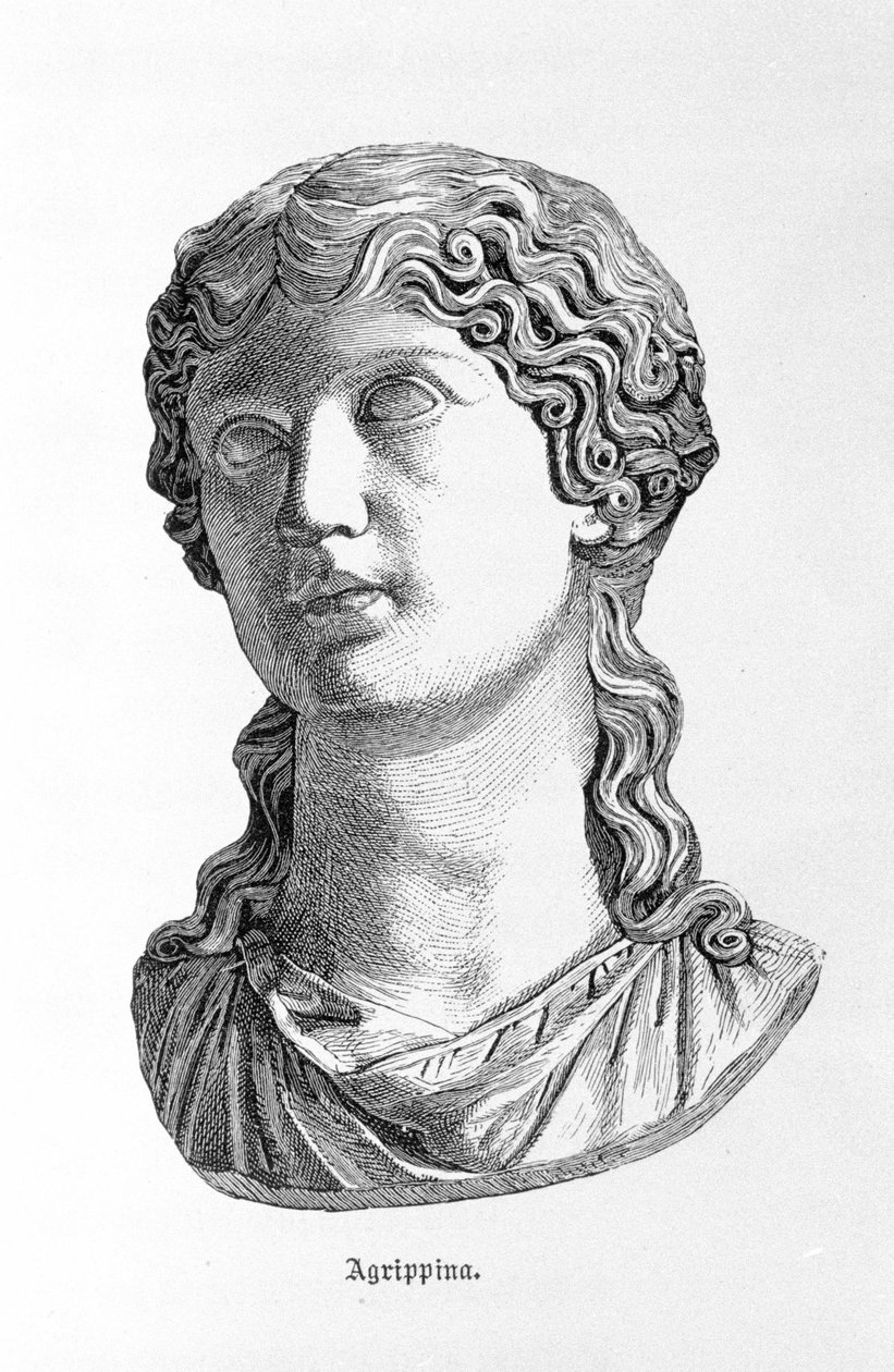 Retrato de Agrippine, o Jovem (16 - 59). de Unknown artist