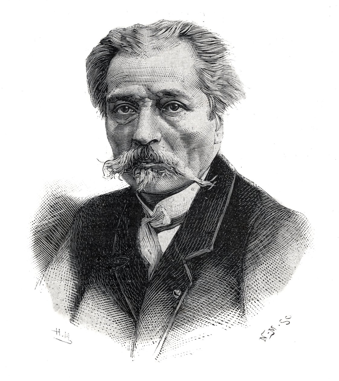 Retrato de Aime Millet, escultor, gravador, medalhão e pintor francês (1819 -1891) de Unknown artist