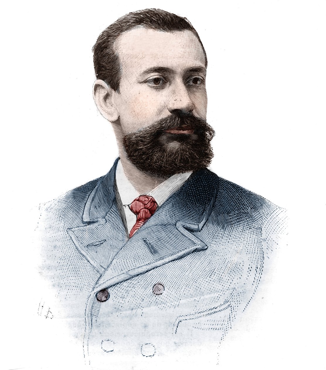 Retrato de Albert I Grimaldi (Albert Honore Charles) (1848-1922), Príncipe do Mónaco (1889-1922) em "The Illustrious World", 21 de Setembro de Unknown artist