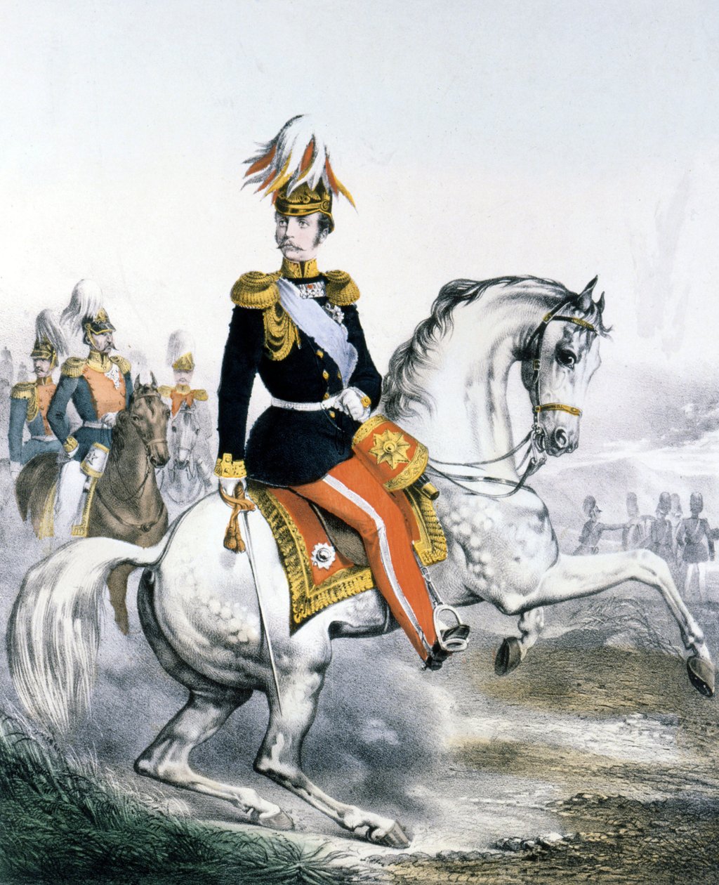 Retrato de Alexander II Nikolayevich (1818 - 1881). de Unknown artist