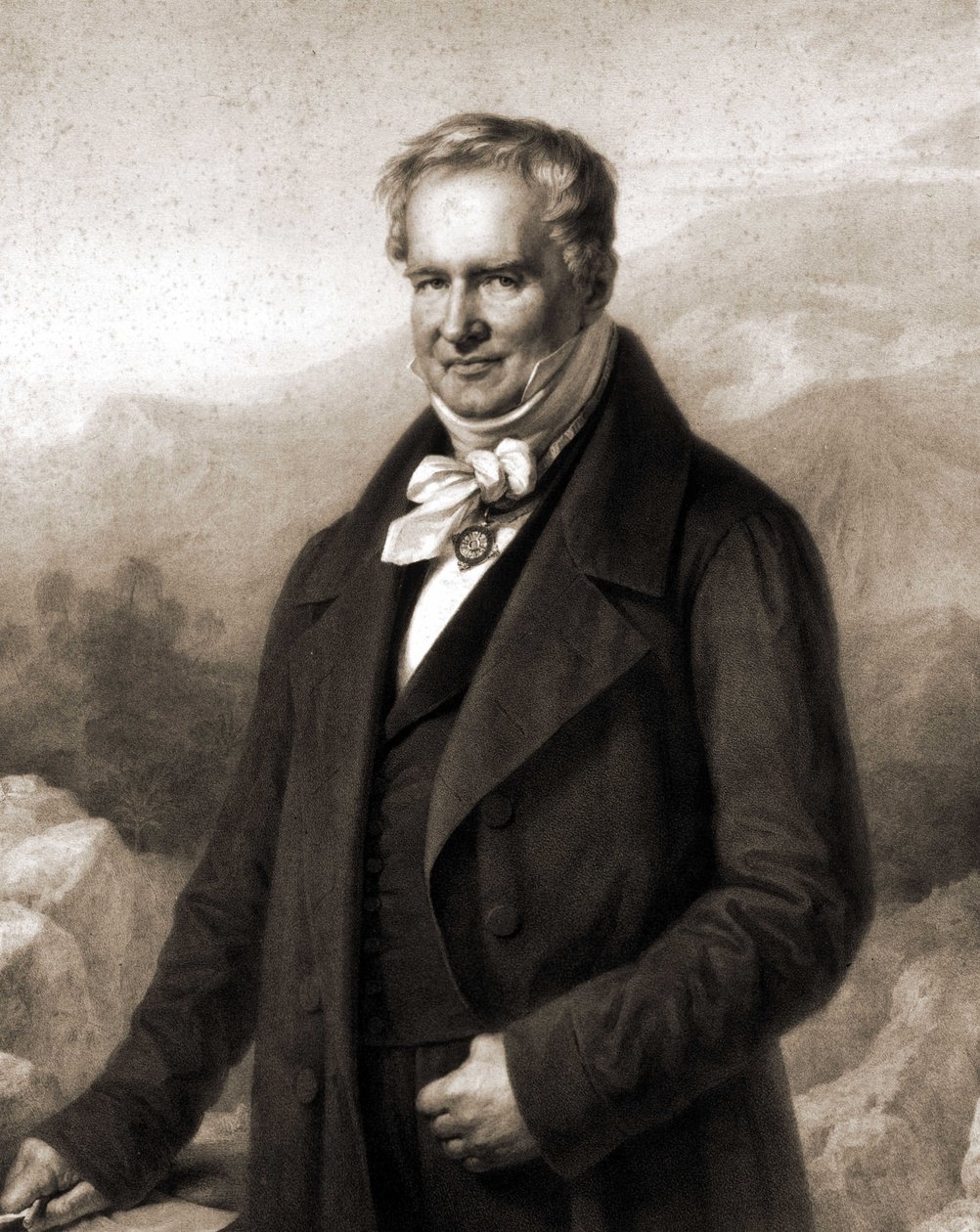 Retrato de Alexander Von Humboldt (Alexander de Humboldt de Unknown artist